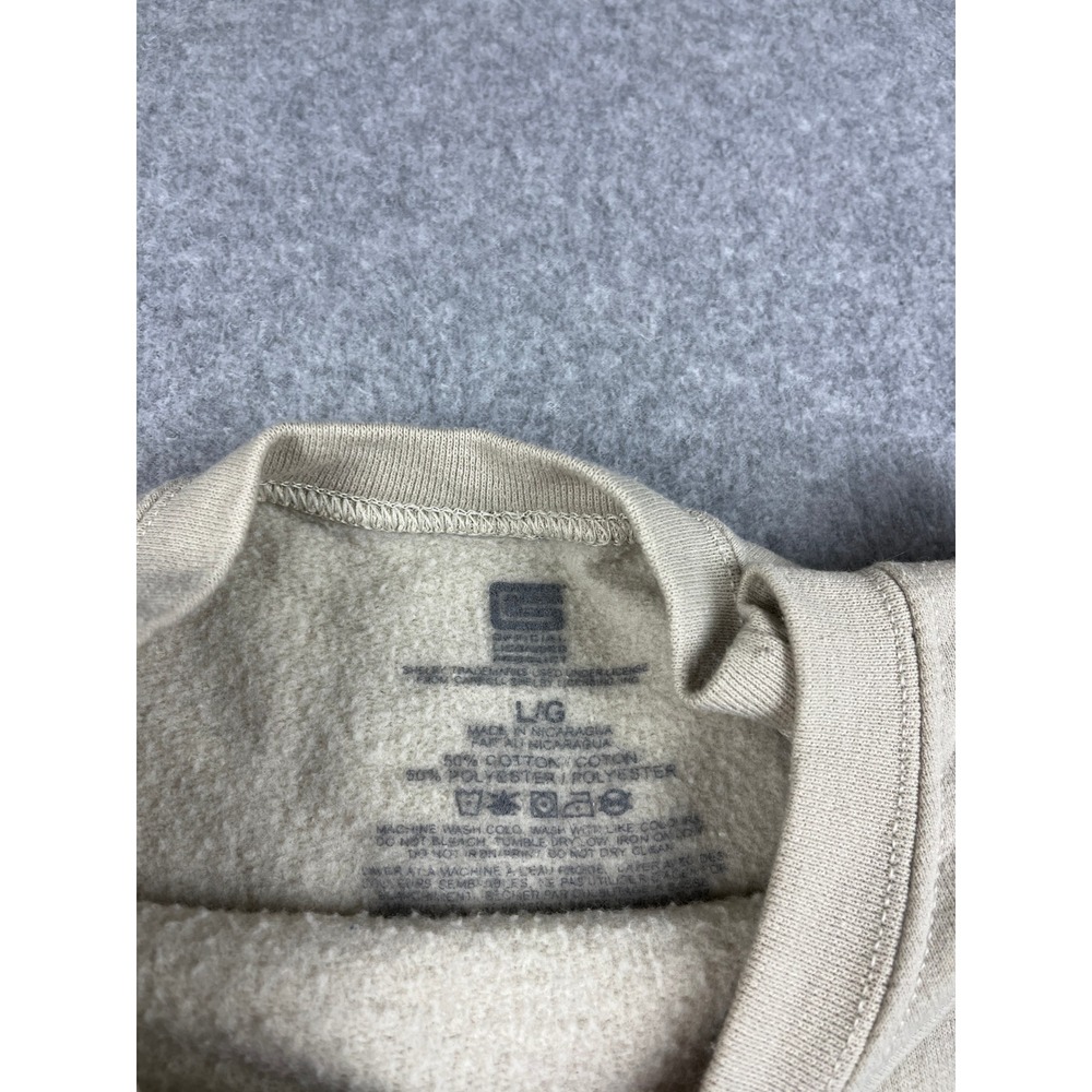 Shelby Cobra Sweatshirt Mens Large Beige Graphic Crewneck Car Racing Pullover - Picture 3 of 7